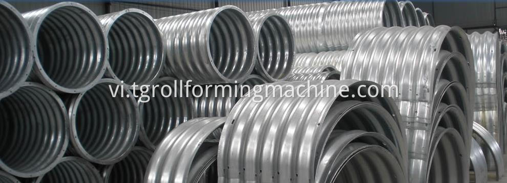 Corrugated Metal Culvert Pipe Forming Machine